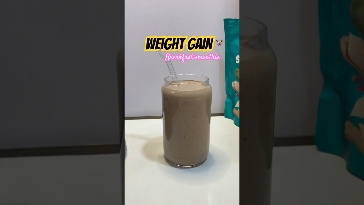 Healthy vegan  weight gain smoothie 