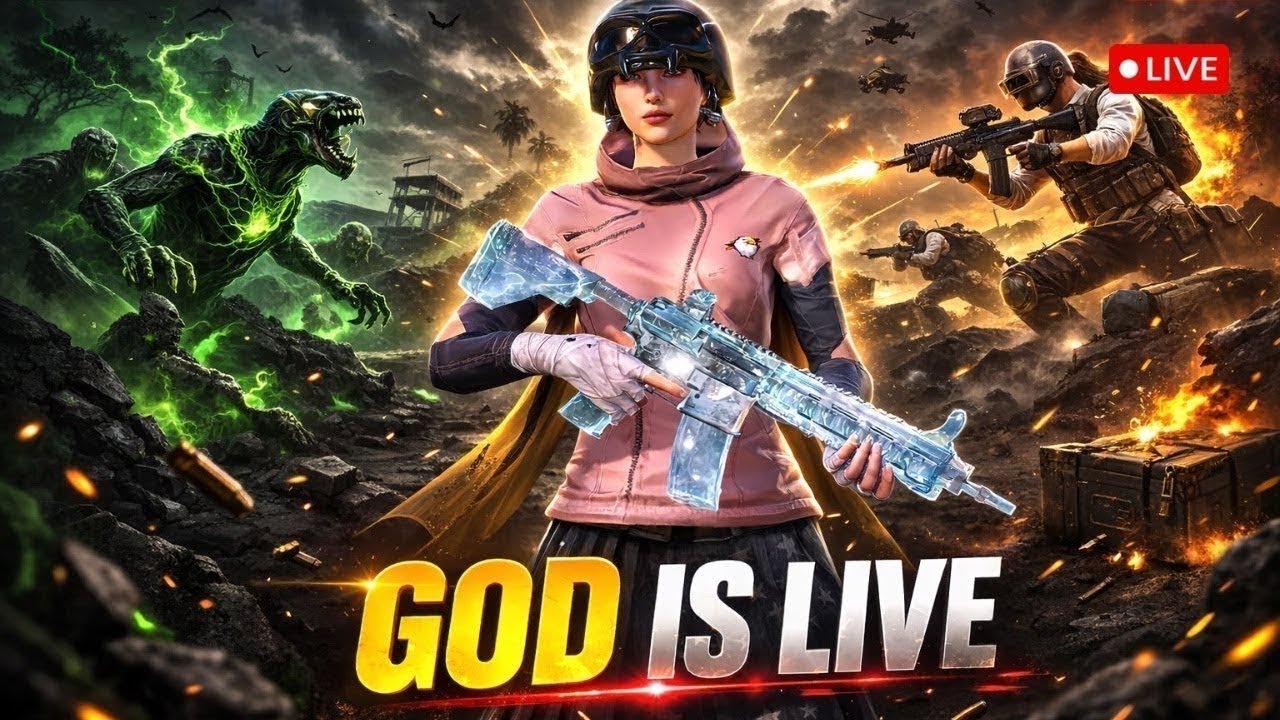BGMI FULL MASTI GAMEPLAY | God is Live #godgaming #bgmi