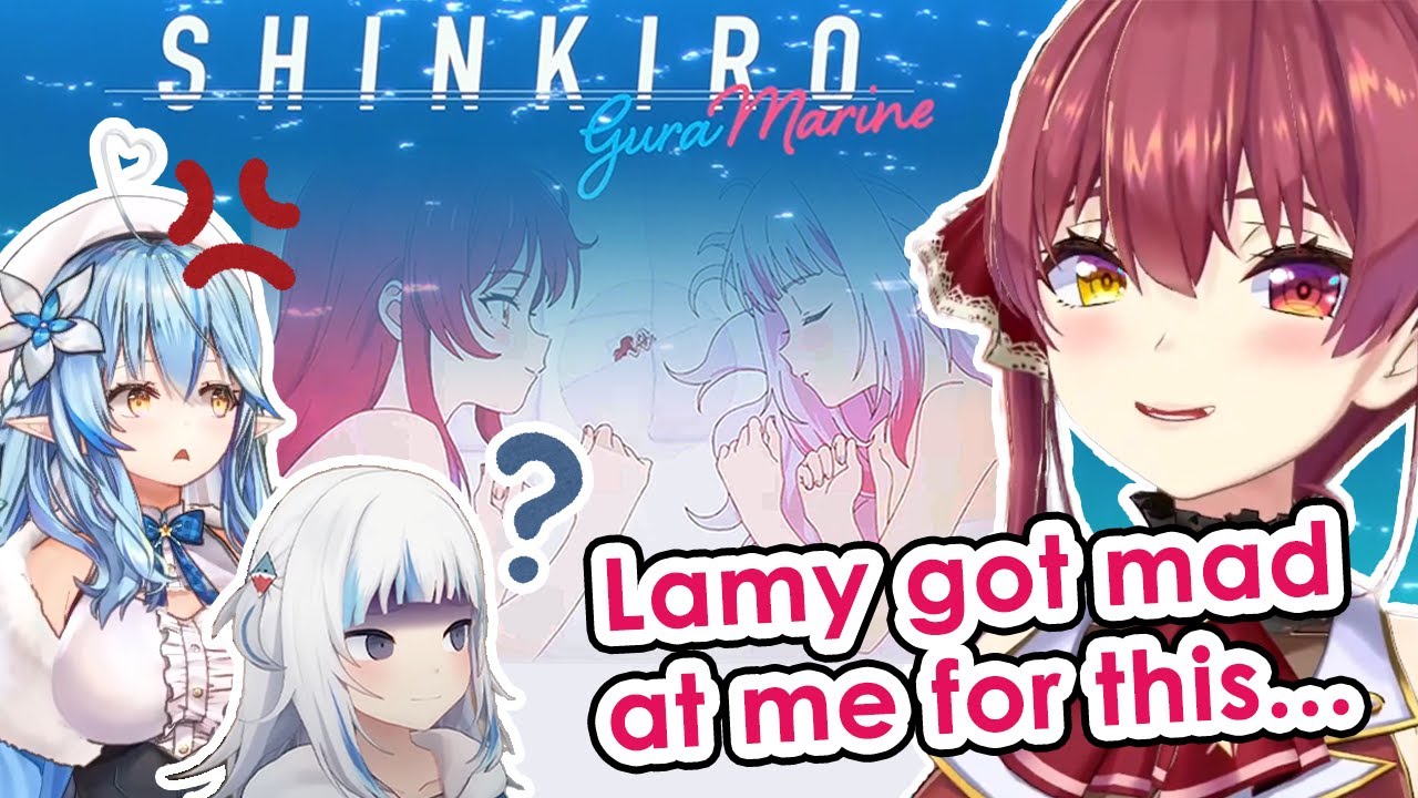 Just what was Marine thinking with that Shinkiro MV with Gura [hololive] [ENG sub]