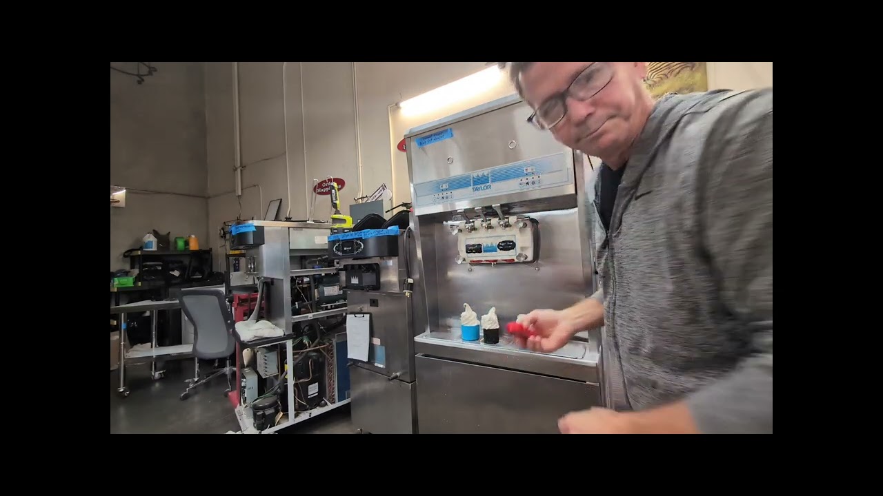 Taylor 8756-33 Coaxial Pumps Testing with  ice cream mix