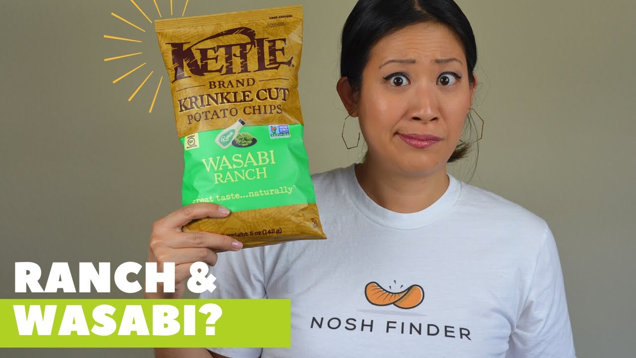 East Meets West!  Wasabi Ranch Flavor Kettle Chips ✦ NoshFinder ✦