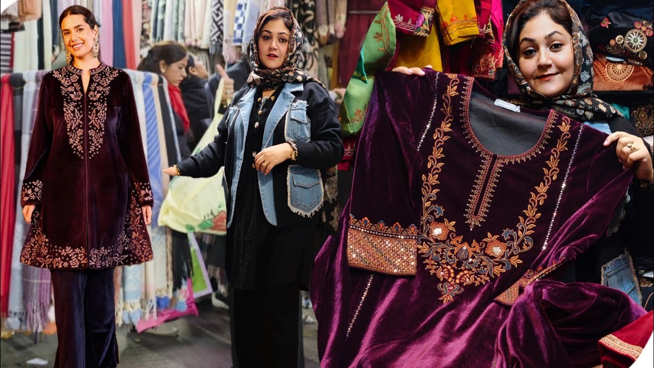 Ultimate Velvet Farshi Shalwar, Cordset , Dresses for winter || Local Market Hunt for Winter
