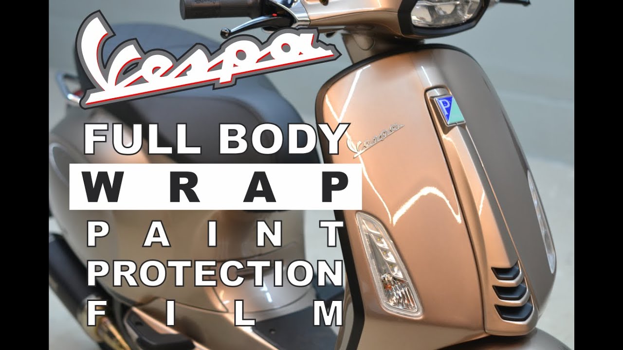 VESPA FULL BODY WRAP PAINT PROTECTION FIL.