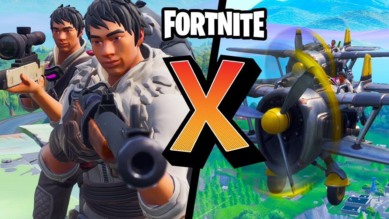 FORTNITE - SNIPER versus AVIÕES! GODalvão MITOU