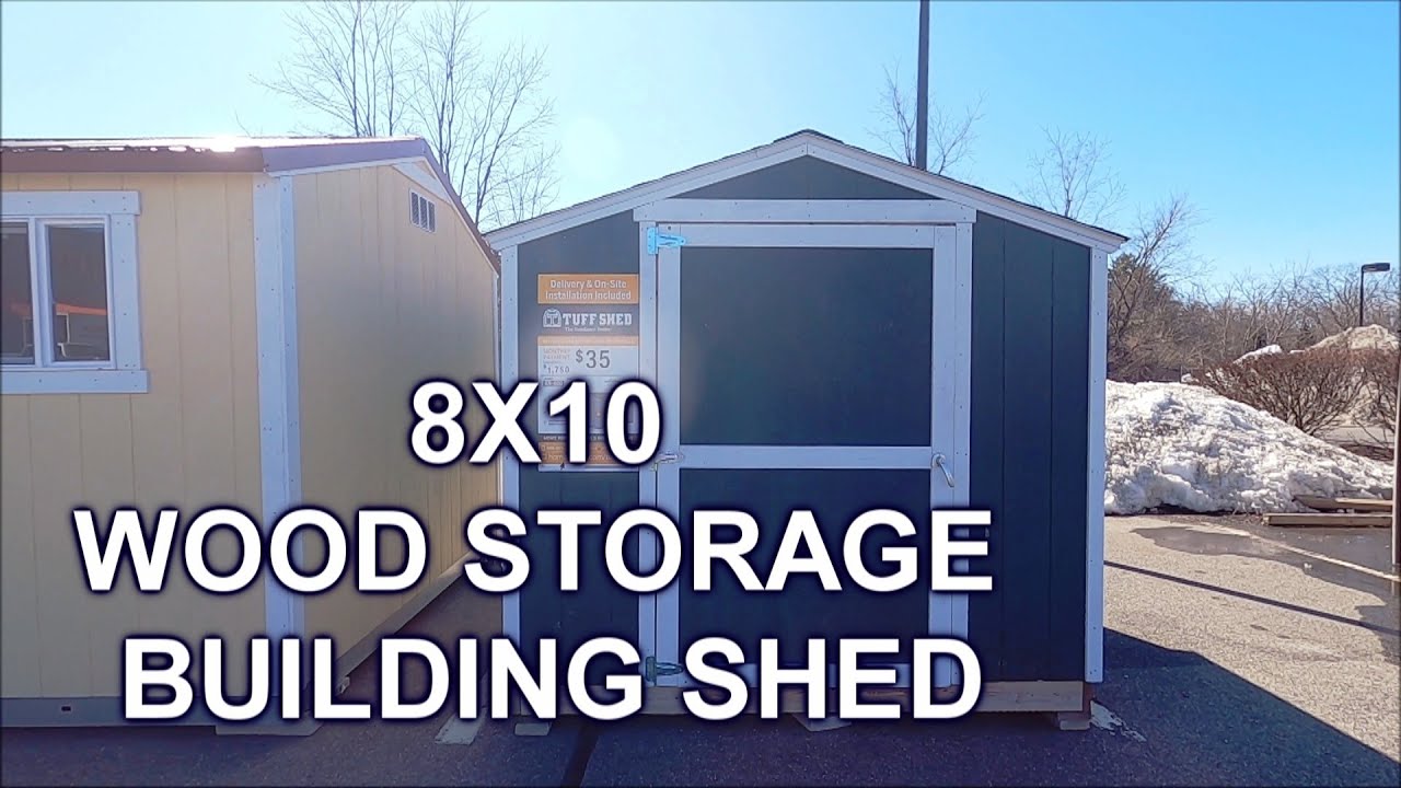 🛠🛠Home Depot Tuff Shed The Sundance Series 8 ft. x 10 ft. Walkaround