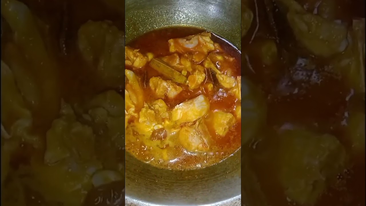 শিমের বিচি দিয়ে চিকেন ভুনা রেসিপি#cooking#video#viral