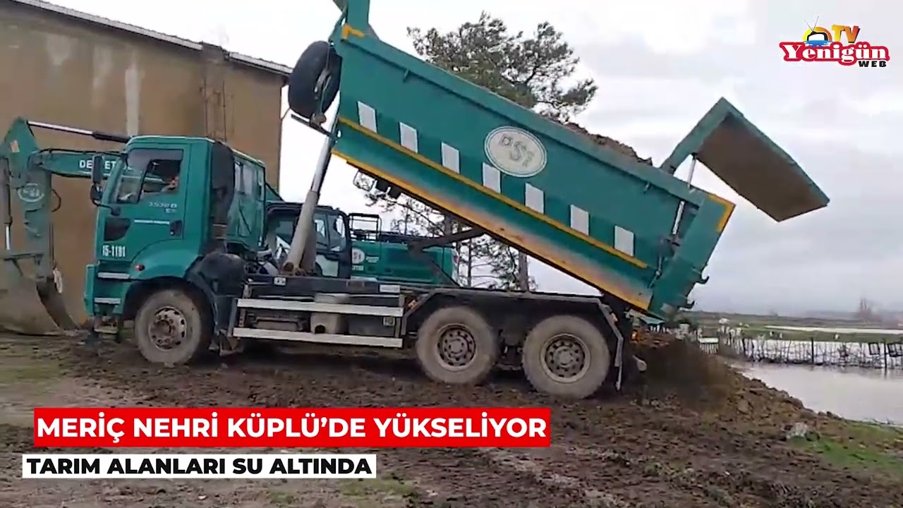 Meriç Nehri Küplü’de yükseliyor