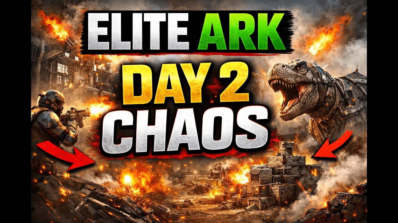 🔥 ELITE ARK – DAY 2 🔥 PvP Carnage | ARK: Survival Ascended