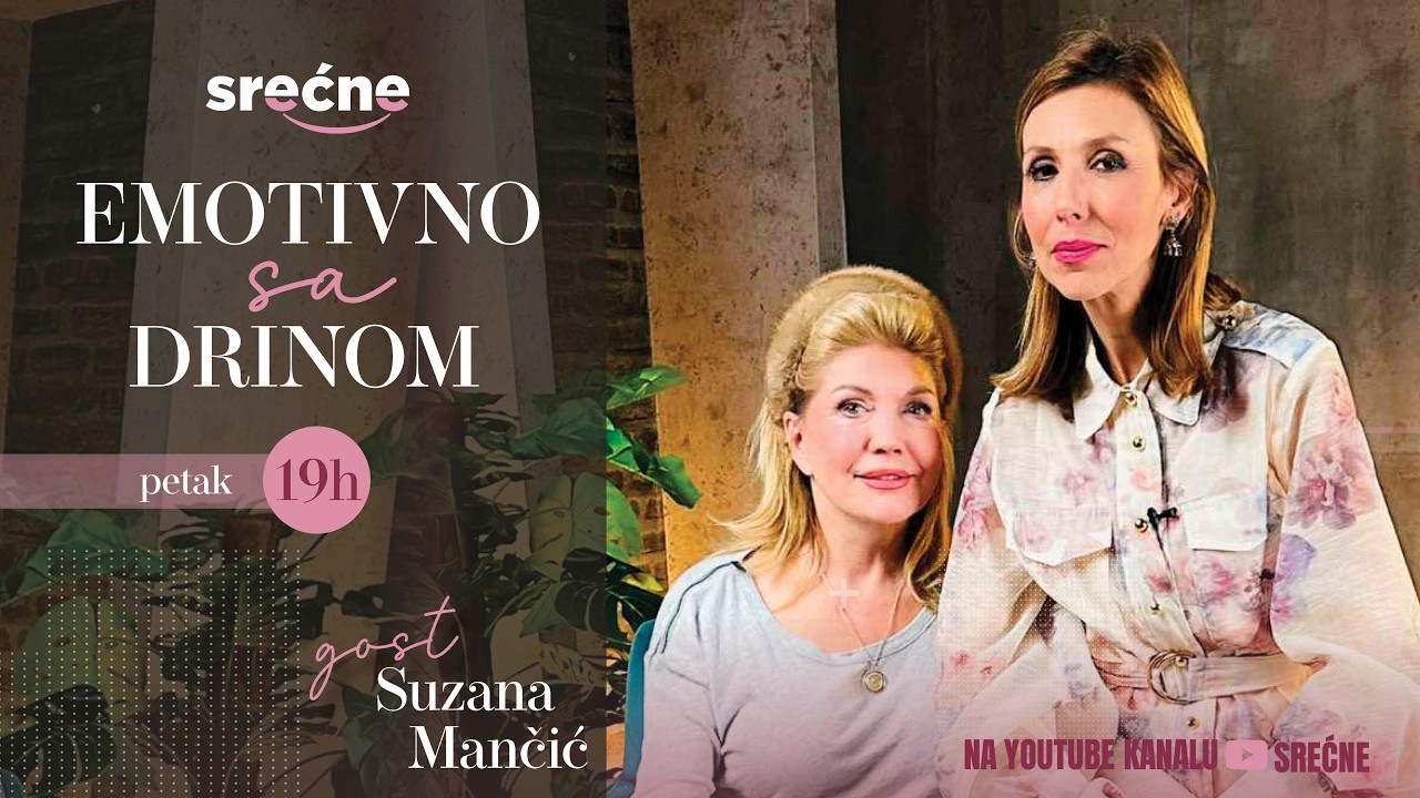 Emotivno sa Drinom: Suzana Mančić se sprema za porođaj ćerke, i otkriva sve o braku na daljinu