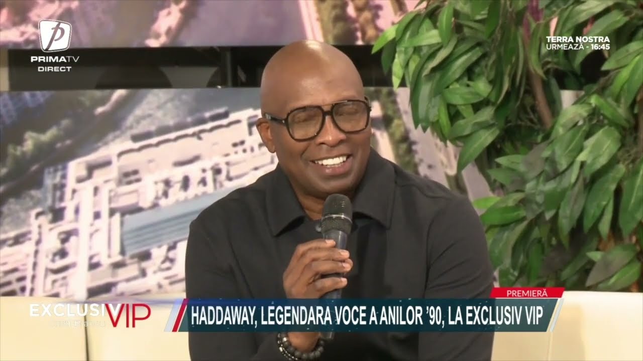 Haddaway, legendara voce a anilor 90, la Exclusiv VIP