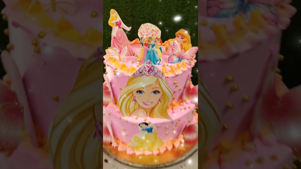 Two Tier Barbie Cake 