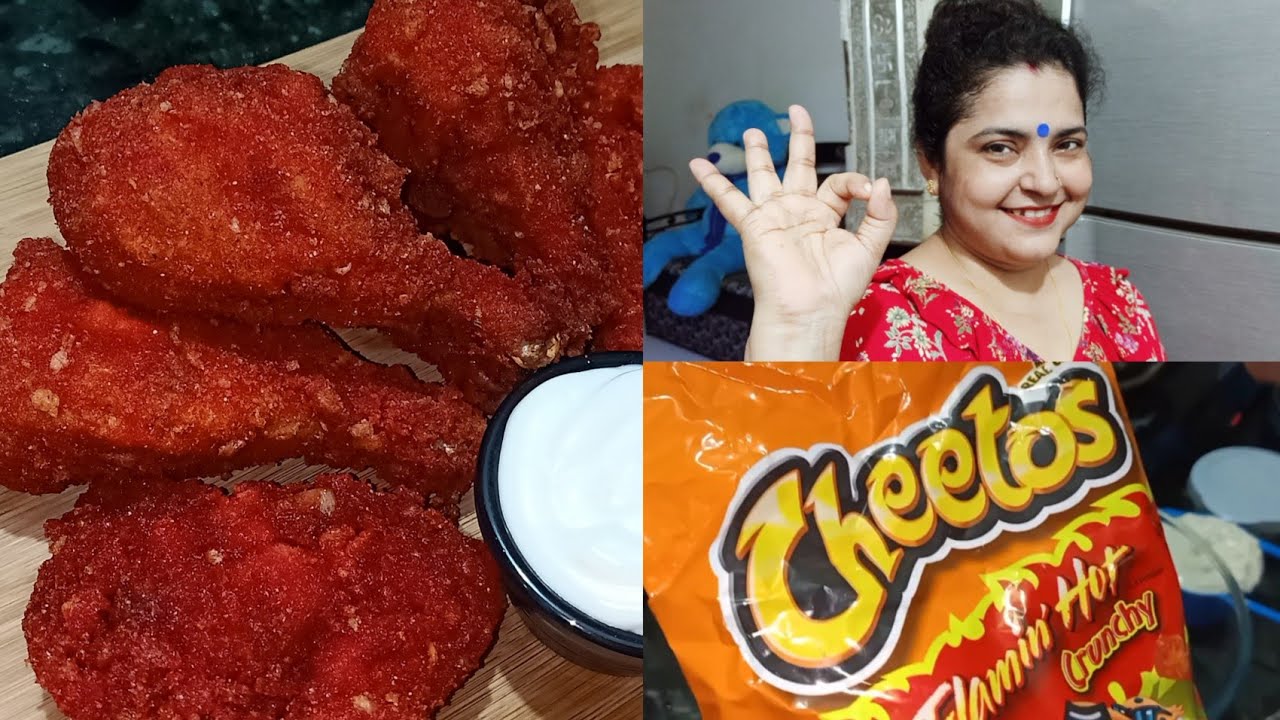 Hot Cheetos Fried Chicken Recipe | Fried Chicken Recipe | Easy Chicken Fry