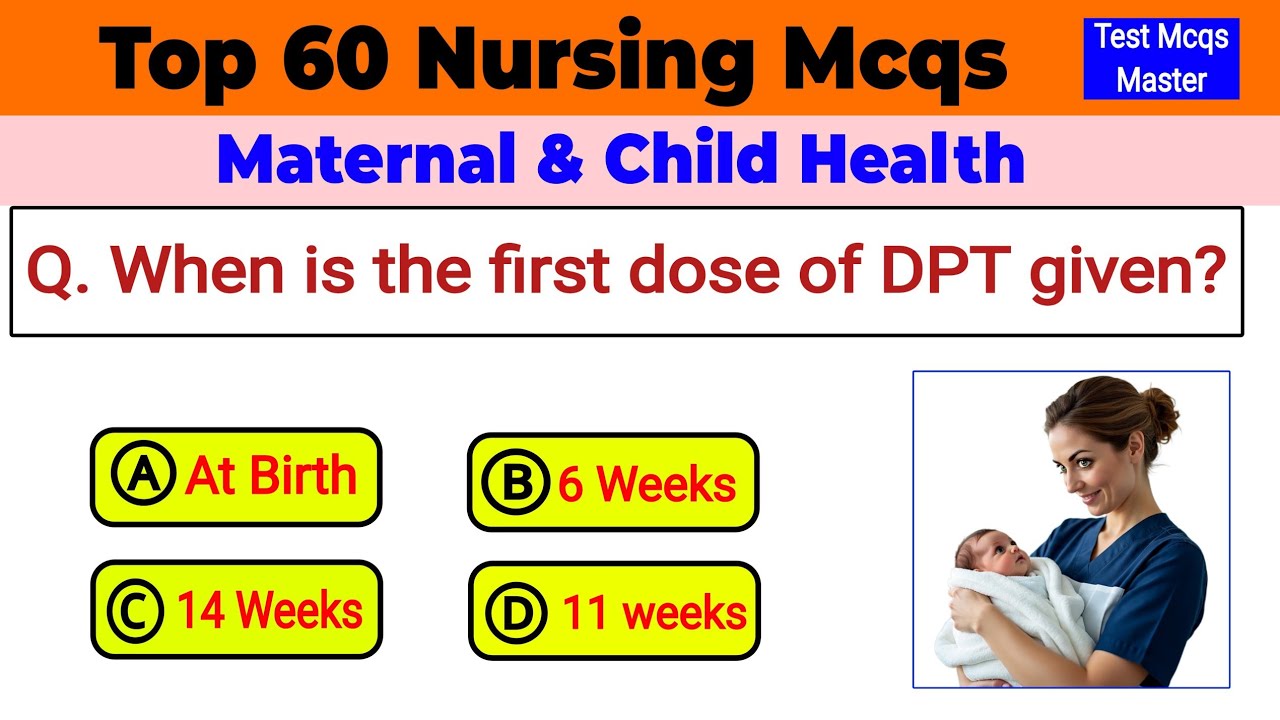Top 60 nursing mcqs | Maternal and child health nursing mcqs | All nursing exams mcqs | nursing mcqs