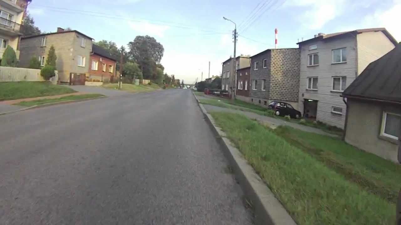 Dąbrowa Górnicza Strzemieszyce. Przejazd rowerem