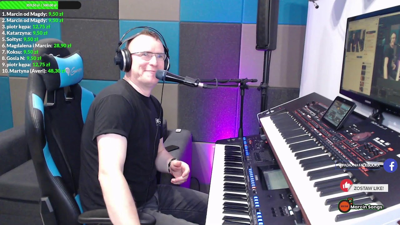 Live Marcin Songs - 1 godzina u Marcina 22.10.2022