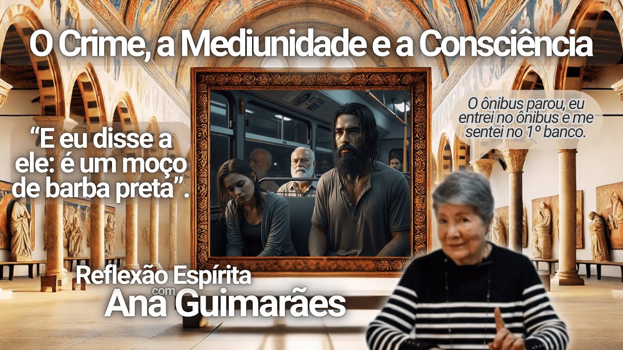 O Crime, a Mediunidade e a Consciência | Reflexão Espírita com Ana Guimarães