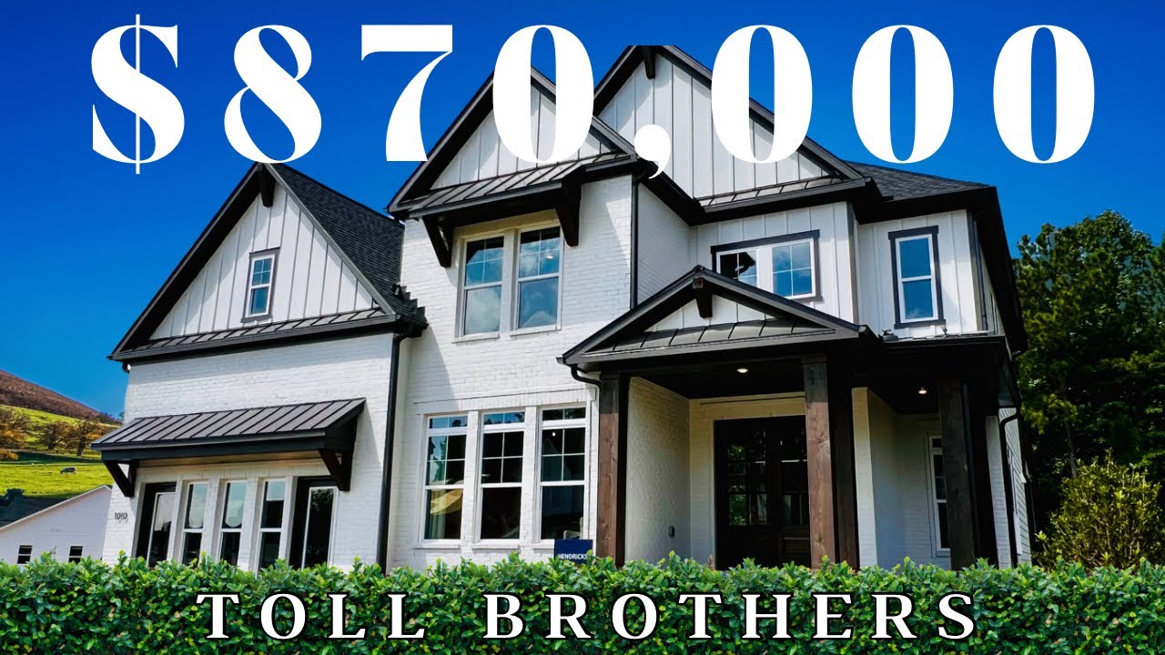😍INSIDE the Luxurious $900k Toll Brothers Model Home in Woodstock Georgia  | Atlanta Homes for Sale