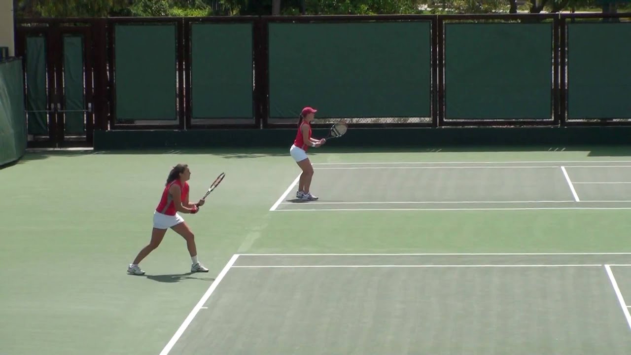 2008 NCAA Stanford vs Boston women tennis singles 2/4