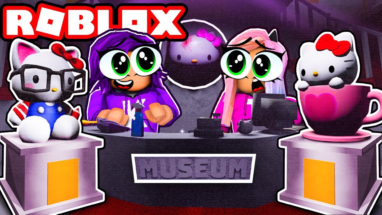 Мы работали в музее котят | Roblox