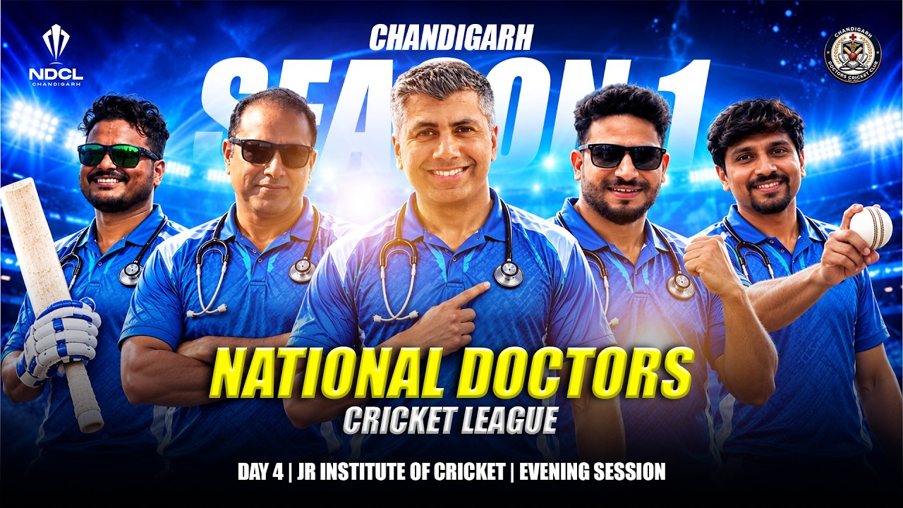 DAY 2 | JR INSTITUTE OF CRICKET | NATIONAL DOCTOR'S CRICKET LEAGUE CHANDIGARH | Evening  Session