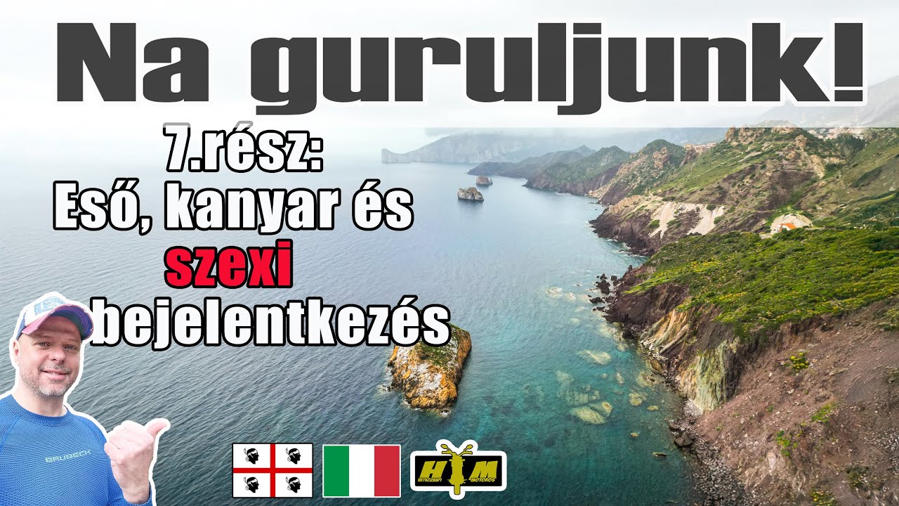 Nem vén guminak való vidék🔥⛰️7. rész🇮🇹🏝️Szardínia motorostúra