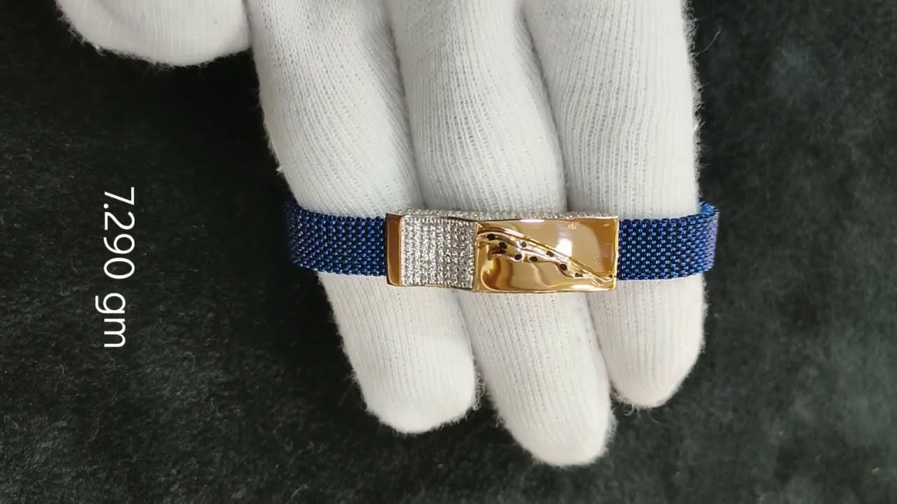 Mens bracelet leather | Gold leather bracelet for men's with weight | All colors designs in leather