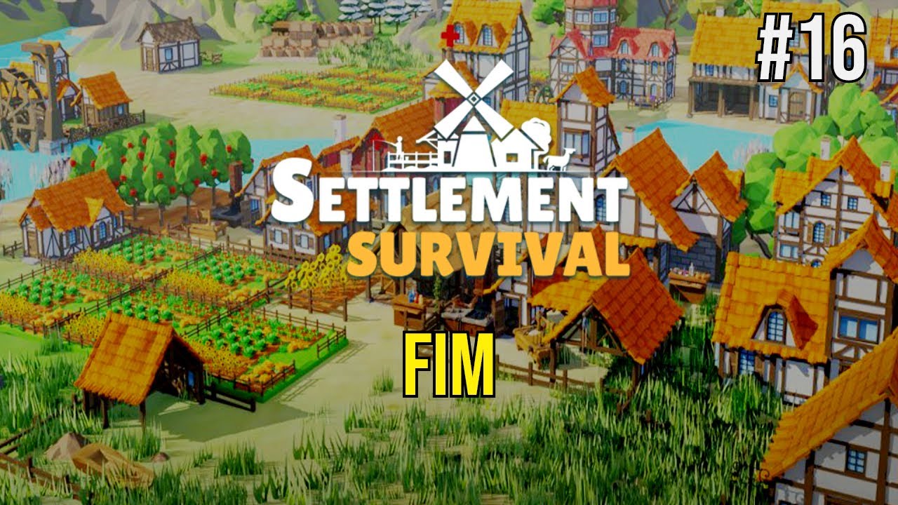 Settlement Survival - A população está feliz e saudável, todos querem morar na vila