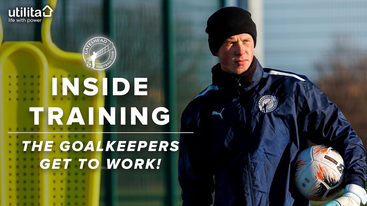 Fil & Monty re-united 🥰 | Behind the scenes with Gateshead's goalkeepers | INSIDE TRAINING