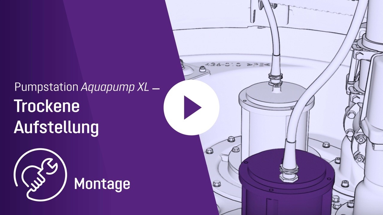 KESSEL Pumpstation Aqualift F XL trockene Aufstellung | Montagevideo