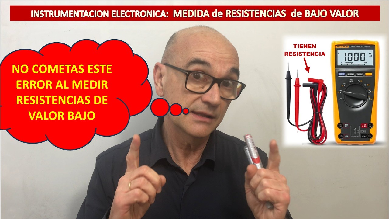 NO cometas este ERROR al medir resistencias de bajo valor