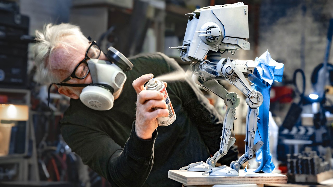 Adam Savage Builds an AT-ST Walker (from Star Wars)!