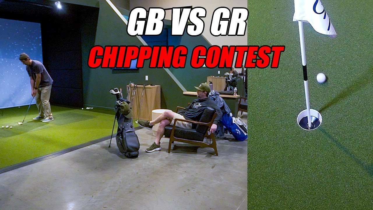 GB vs GR ROUND 4: CHIPPING CONTEST @green_room_golf  #golfcontent #simgolf #golfislife