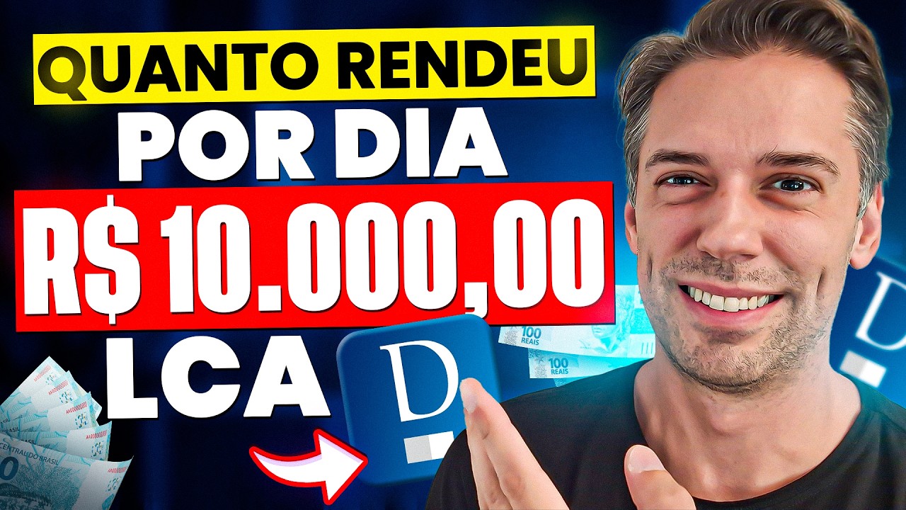 QUANTO RENDEU (por dia) R$10 MIL na LCA em 1 mês (Banco Daycoval)