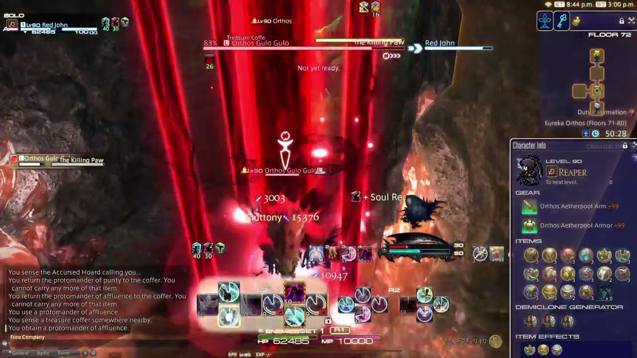 FFXIV Eureka Orthos Floors 71-80 RPR solo clear