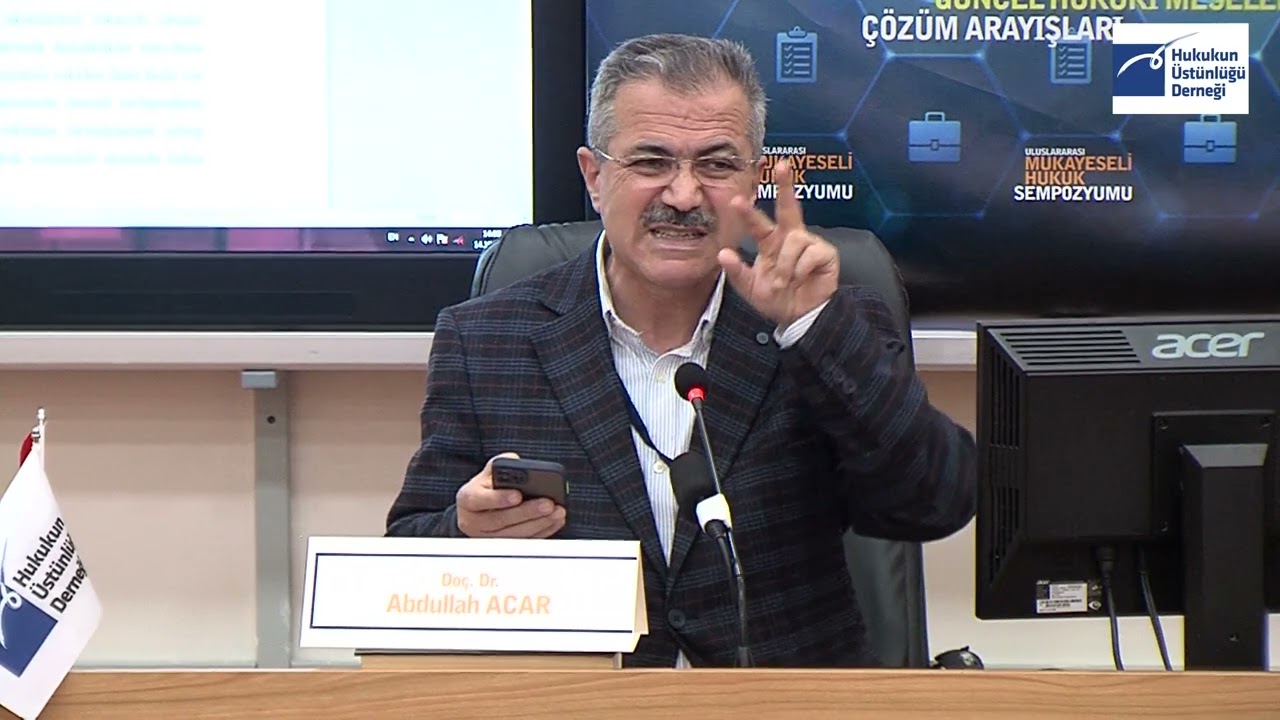 ULUSLARARASI MUKAYESELİ HUKUK SEMPOZYUMU/ “MUKAYESELİ İSLAM AİLE HUKUKU” 2. SALON 3. OTURUM
