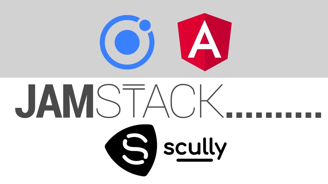 Ionic 5 Angular in the JAMstack