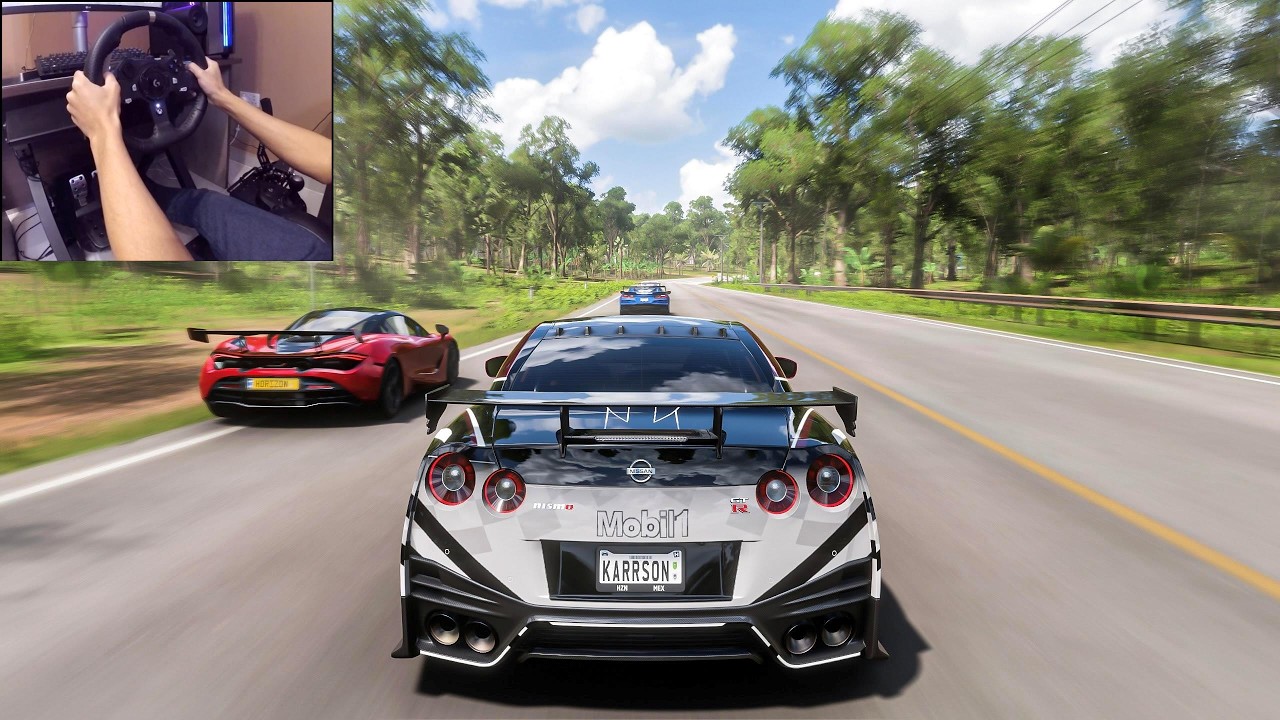 1000HP Nissan GTR R35 NISMO VS Every Supercar - Forza Horizon 5 | Logitech g920