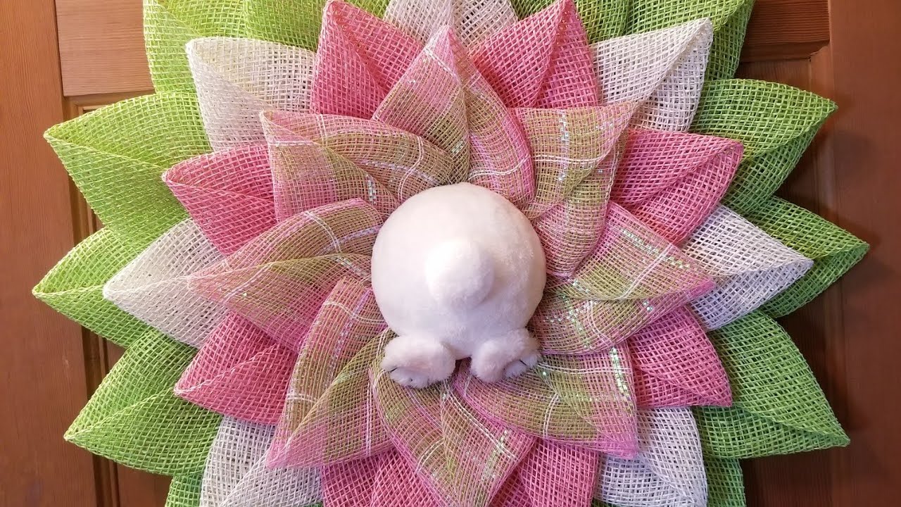Here Comes Peter Cotton Tail Wreath