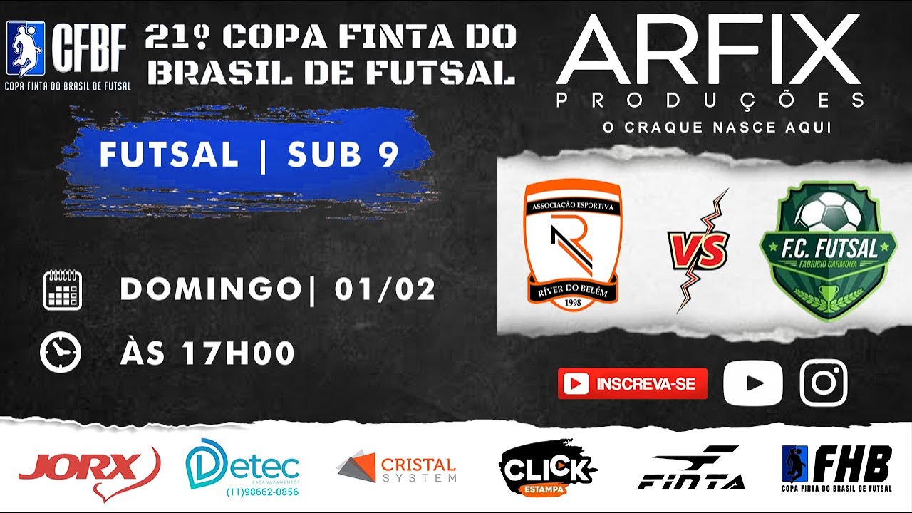 RIVER DO BELEM x FC FUTSAL | FUTSAL - SUB 9