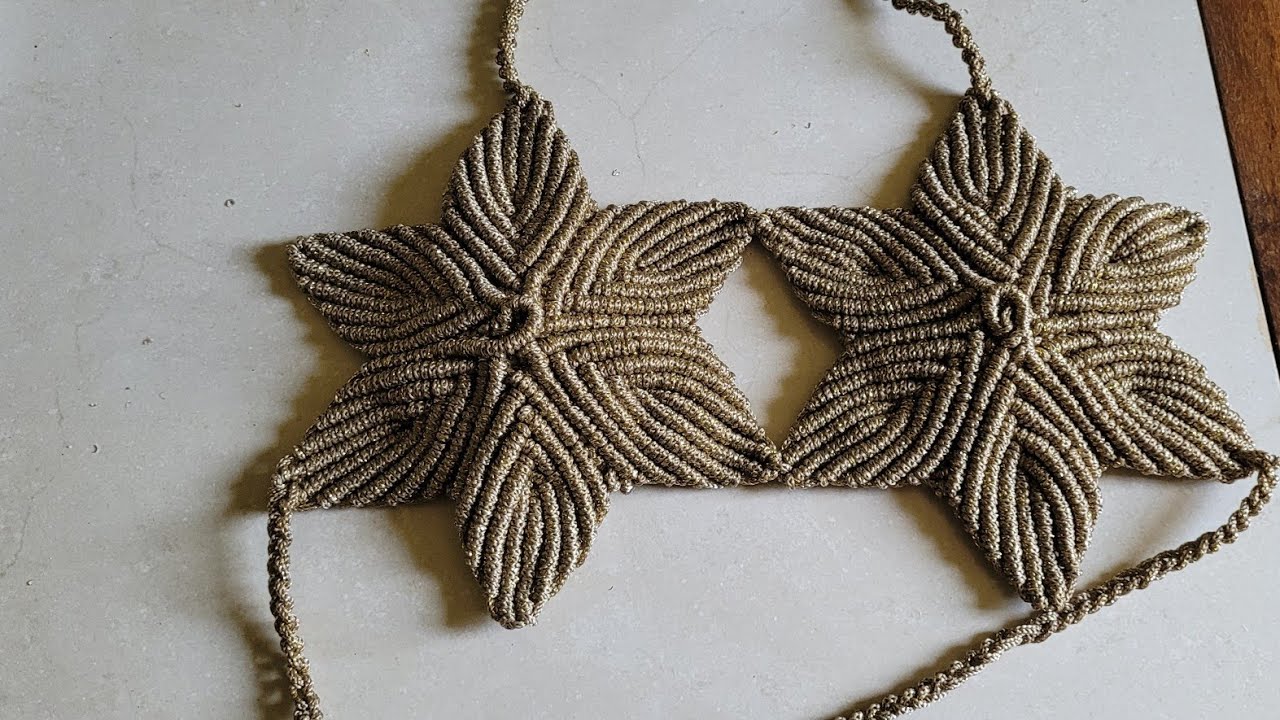 biquíni estrela em macramê passo a passo #melmaia #macrame #feitoamao