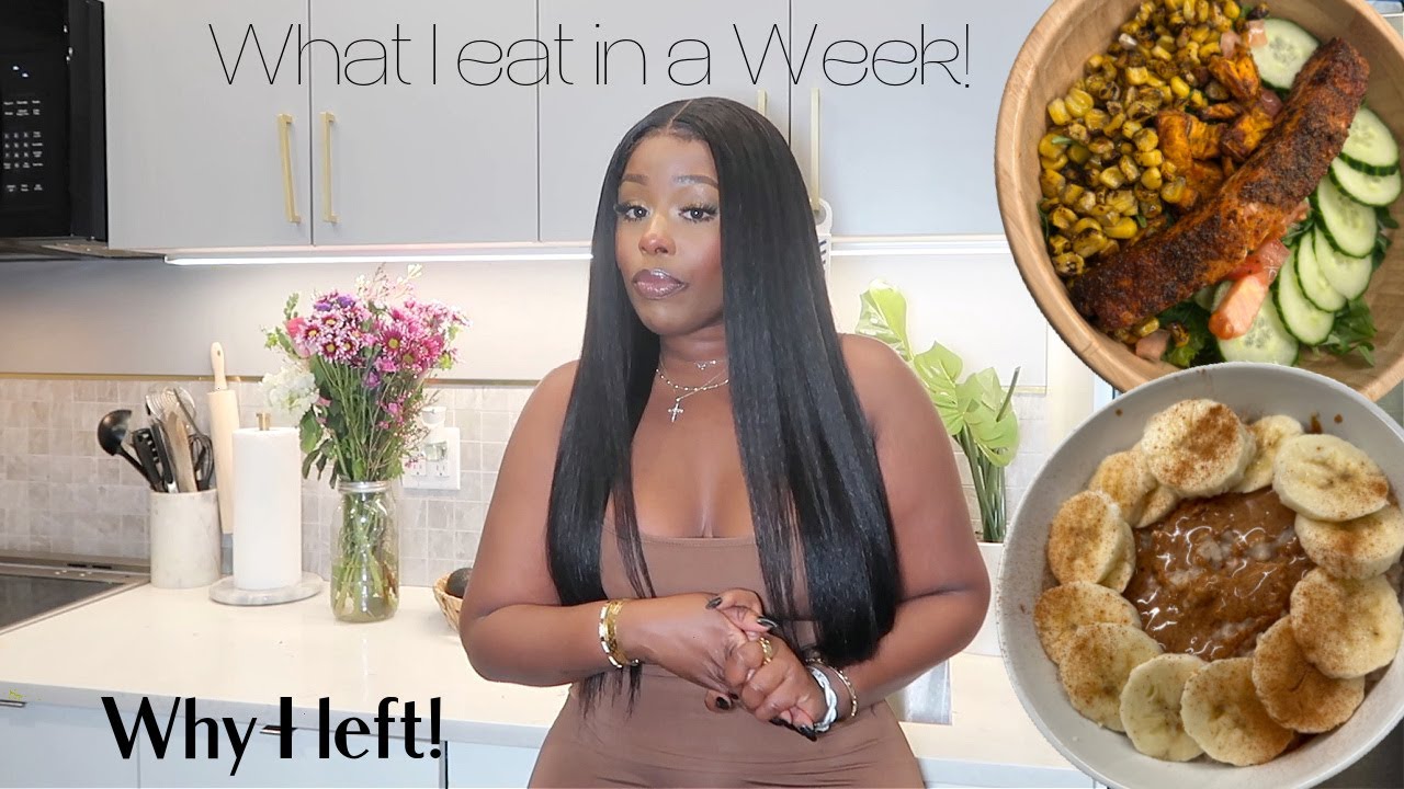 WHAT I EAT IN A WEEK| WHY I LEFT? AT MY HIGHEST WEIGHT! EASY MEALS 1500 CALORIES! BACK IN THE GYM!💪🏾