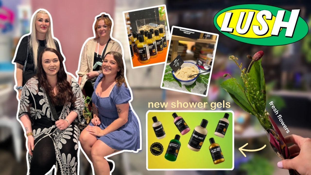 LUSH COMMUNITY LOCK IN EVENT 🛁🫧 | celebrating the launch of 6 BRAND NEW shower gels &bull; Melody Collis