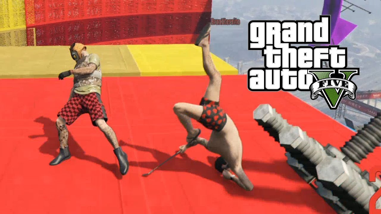 BAILARINES PROFESIONALES JAJAJA PARKOUR GTA V