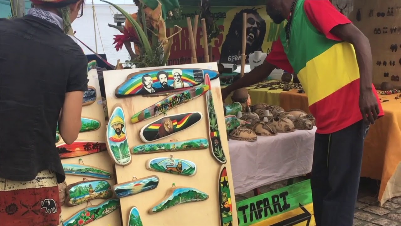 Marché rasta St Pierre, Martinique