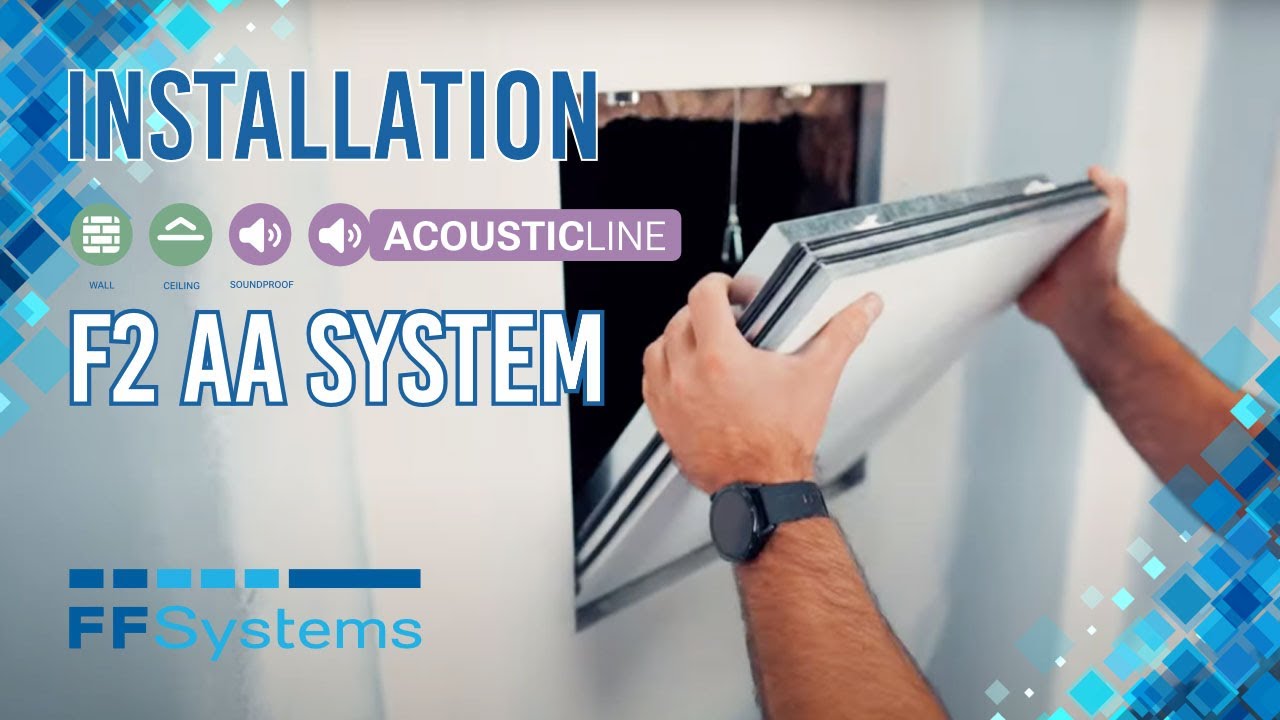 FF Systems System F2 AA Revisionsklappe Akustik-Line | Montage