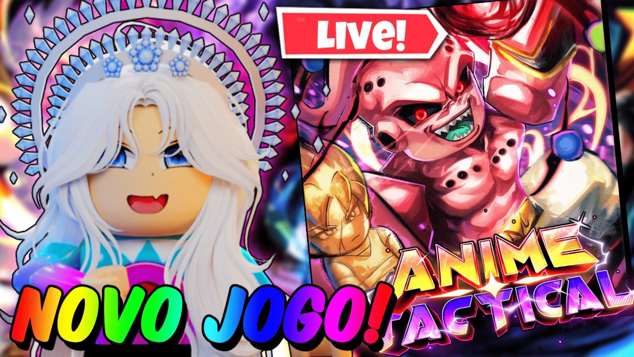 LIVE DO NOVO JOGO ANIME TACTICAL SIMULATOR - Roblox