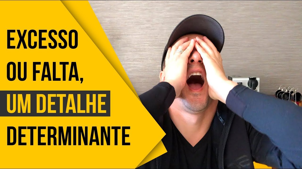 Excesso ou Falta, um detalhe DETERMINANTE | Inteligência Emocional | Márcio Micheli