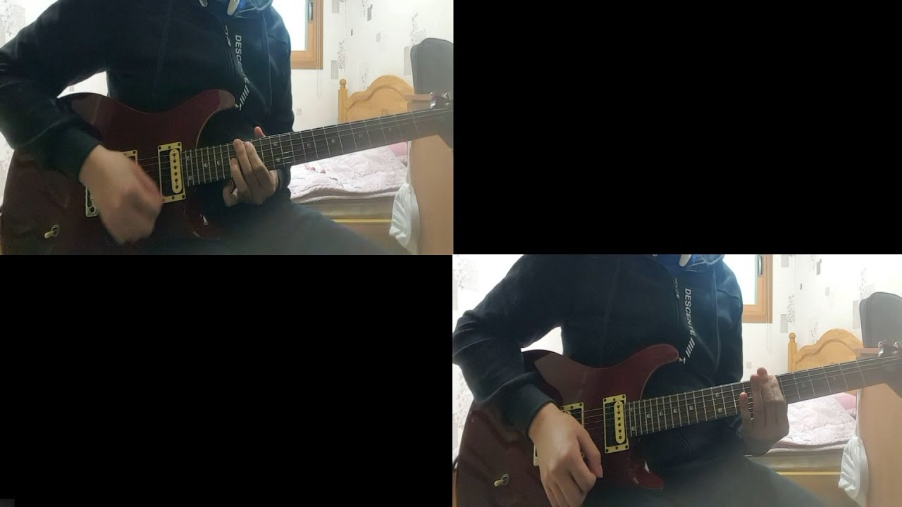 Linkin Park - P5hng Me A*wy Guitar Cover (Brad, Mike Part)