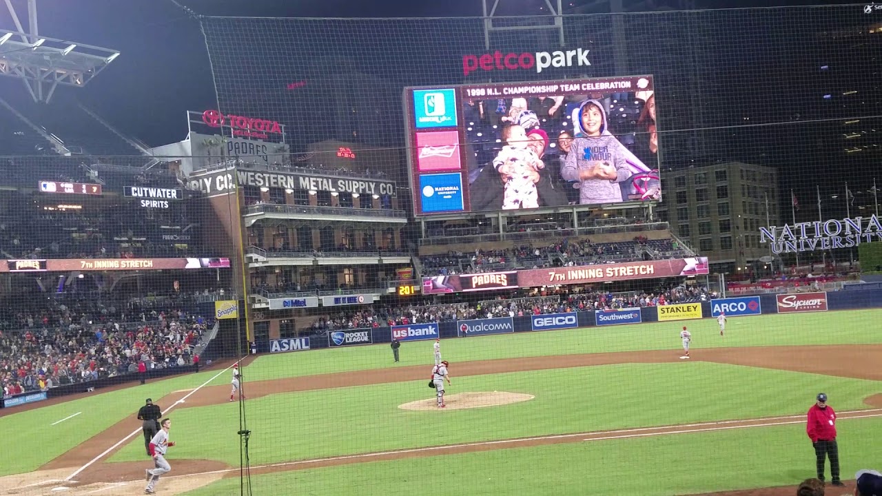 Padres Peco Park Take me Out to the Ballgame.