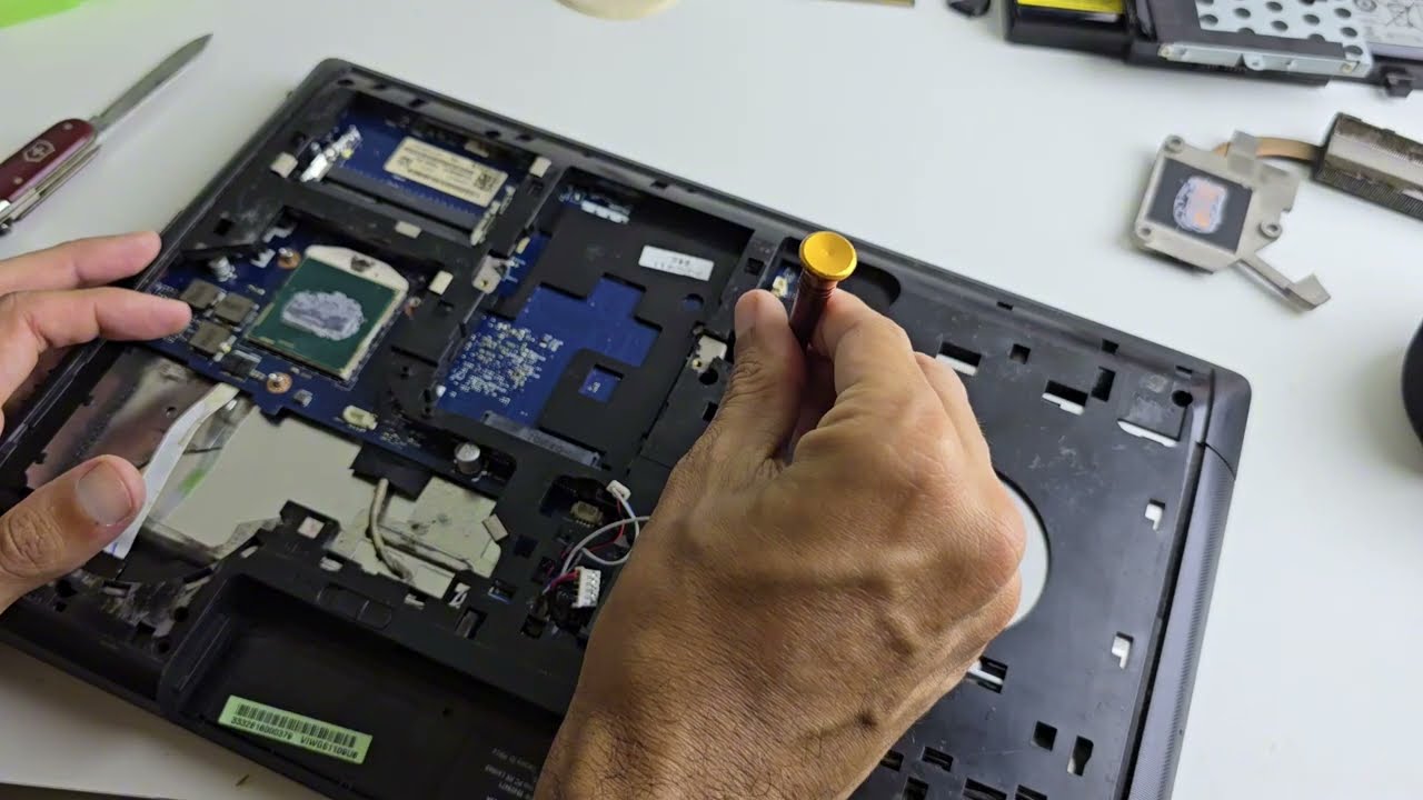 UNBOXING E TROCA DE PLACA MÃE DE NOTEBOOK - ASMR
